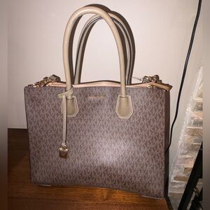 Michael Kors Signature Brown and Tan Tote